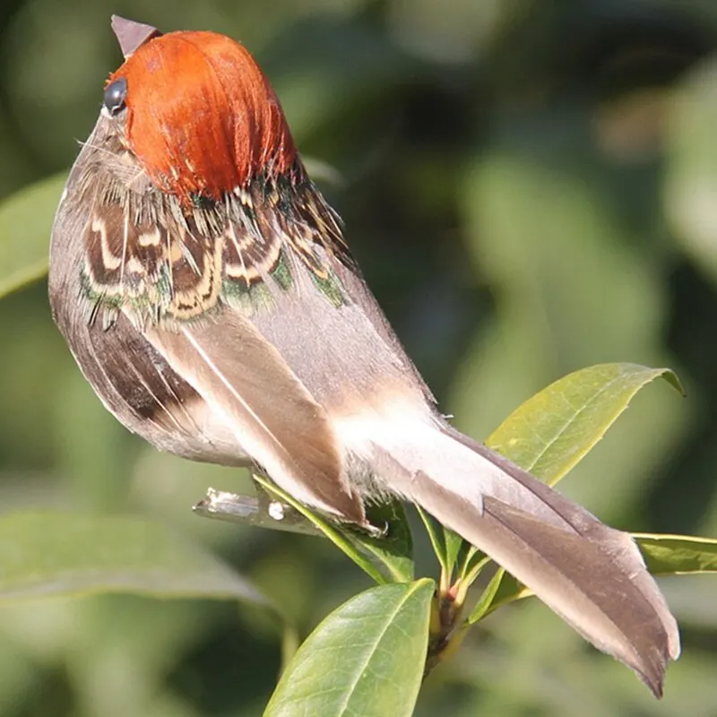 1 шт. симпатичная искусственная пенная птица ярко перо мини синица ремесло птицы