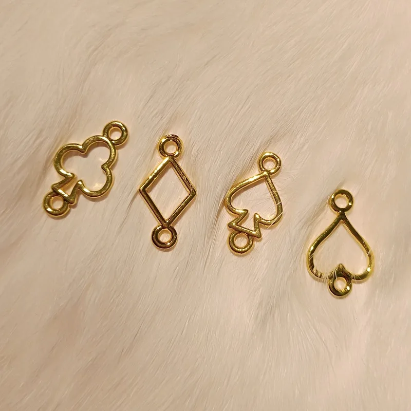 Игральные карты костюм Открытый ободок соединитель Шарм каваи деко рамка для уф