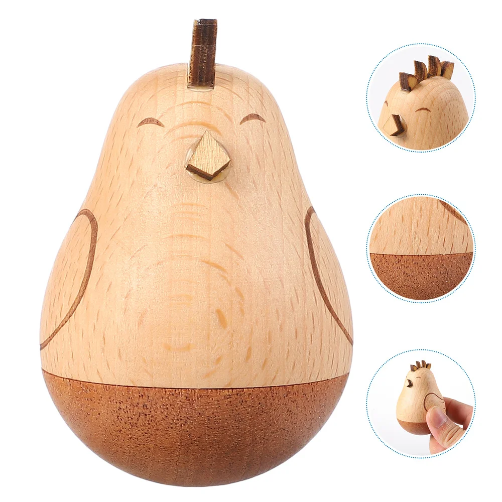 1 шт. игрушки неваляшки креативный Премиум Прекрасный орнамент деревянная