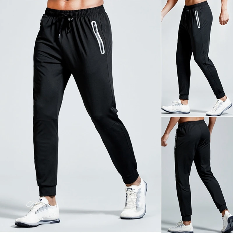 

Men's Sports Pants Men's Quick-Drying Running Fitness Sports Pants Loose Breathable Training Pants
