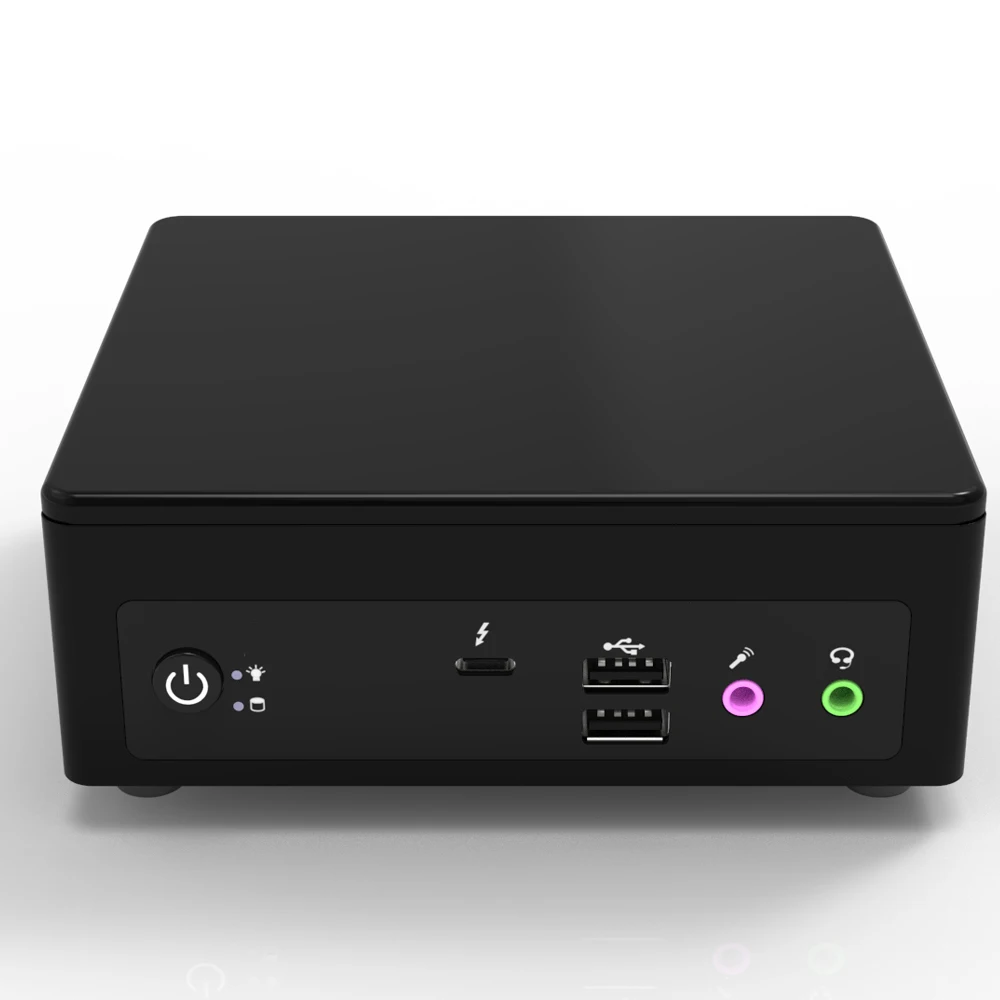 Обновленная версия компактного мини-ПК Intel Core i7-1165G7 8 потоков 12M Nuc 2 * HDMI DP 4K Thunderbolt 4