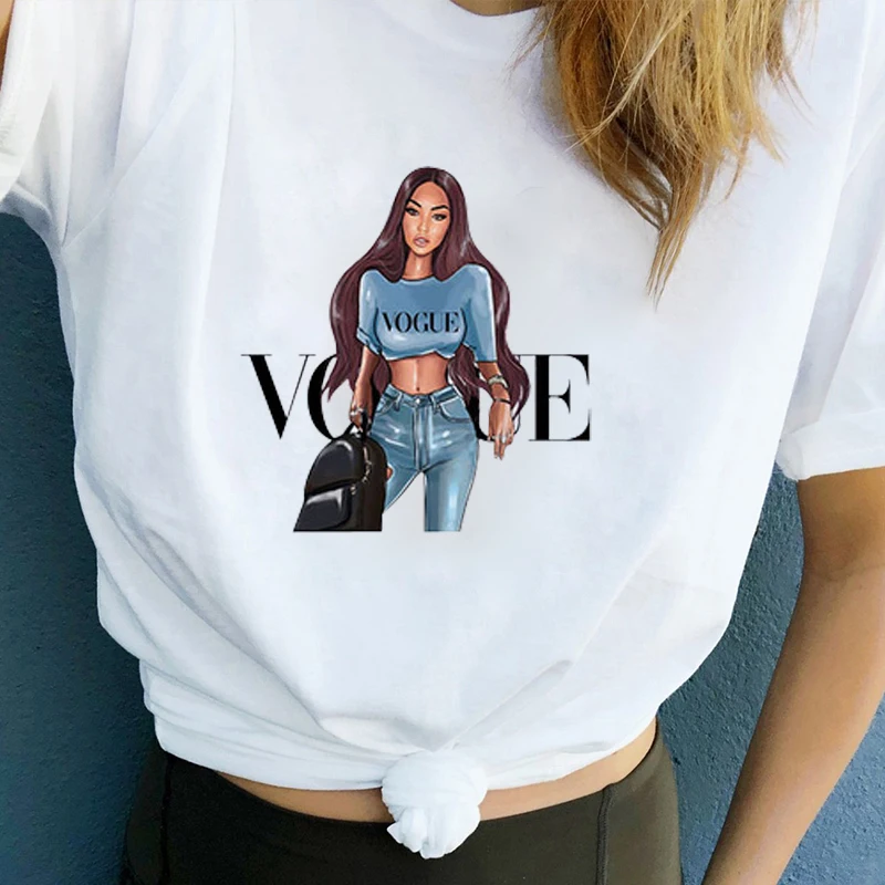 Женская футболка с надписью LUSLOS летняя повседневная Уличная одежда в Корейском