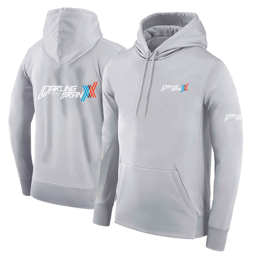 

Hot! Mens Autumn Anime DARLING in the FRANXX Hoodies Logo Customize Pullover Cotton Casual Fashion Sweatshirts Coats
