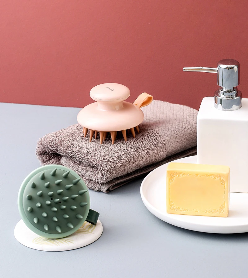 Горячая Распродажа силиконовый шампунь для головы душа массажер тела