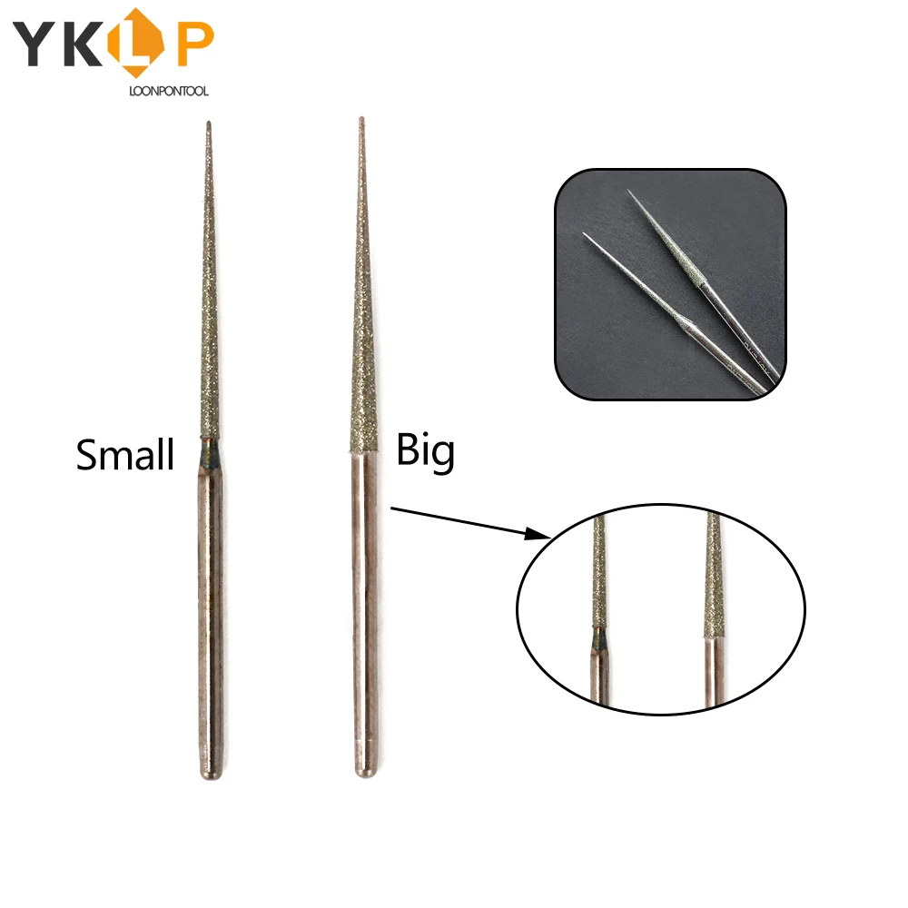 Алмазная игла 2 35 мм Алмазное покрытие Шлифовальная головка иглы наконечник