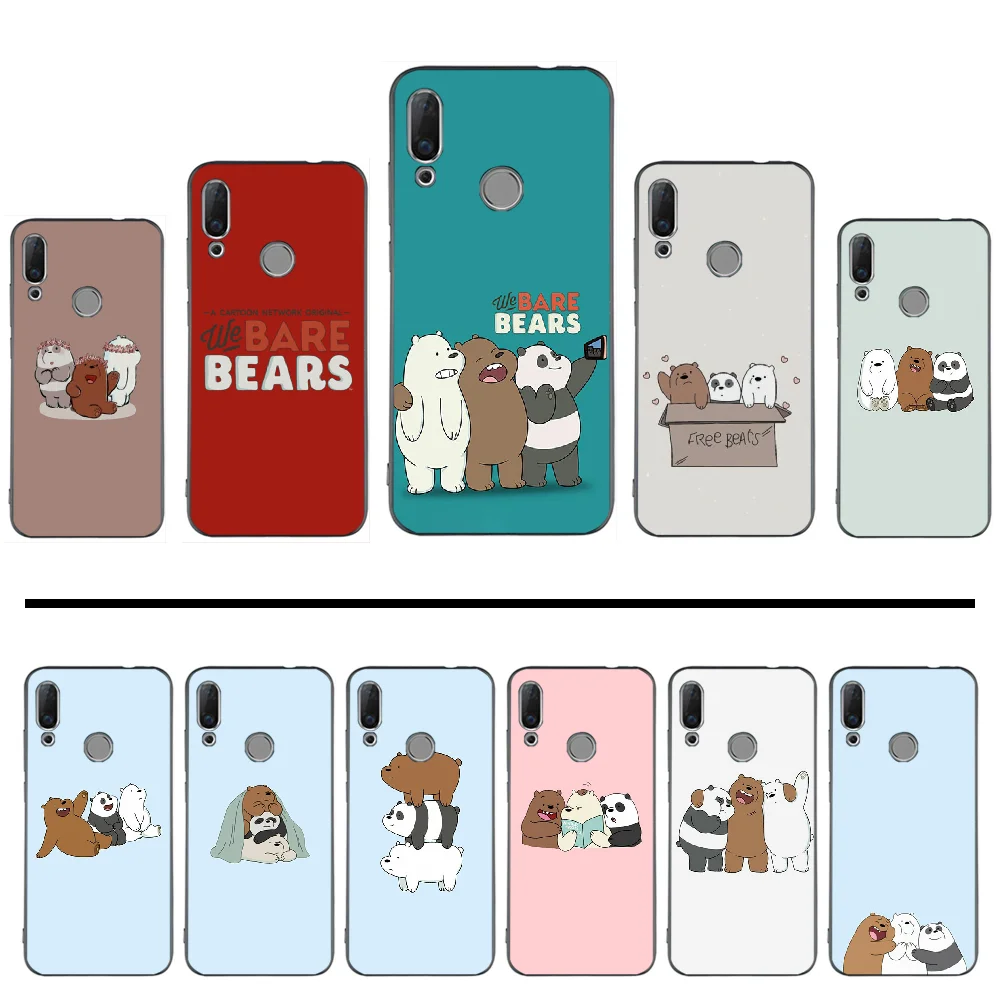 Роскошный чехол для телефона с изображением медведя кавайного панды желтого