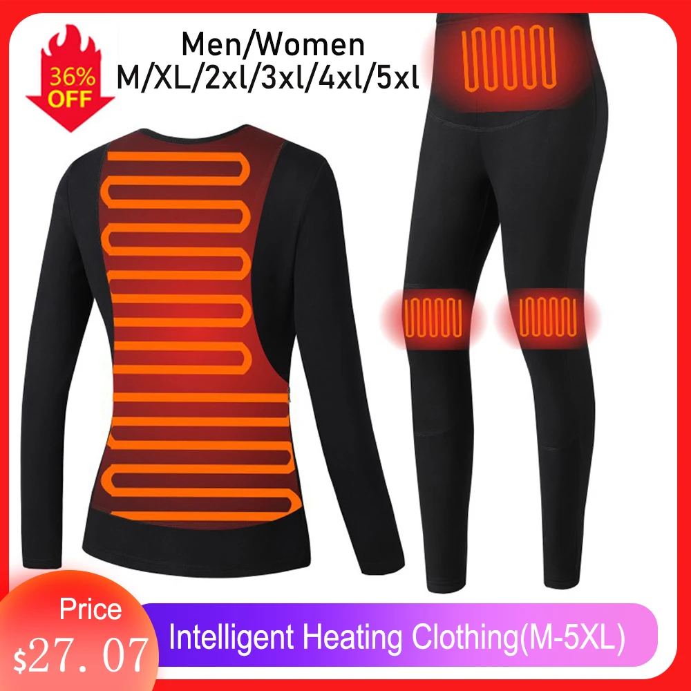 Одежда с интеллектуальным подогревом USB умный костюм постоянной температурой