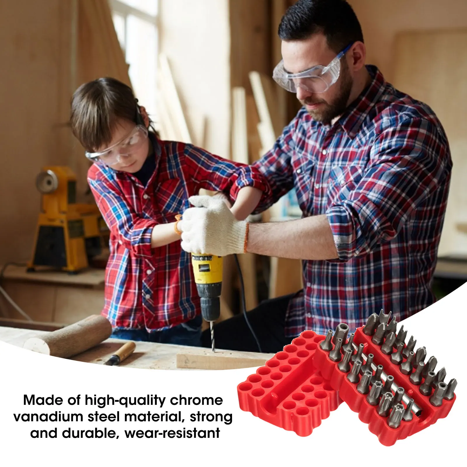 

33pcs/box Hollow Screwdriver Head Set Wind Batch Electric Screwdriver Bit Kit For Repairing Hand Tools