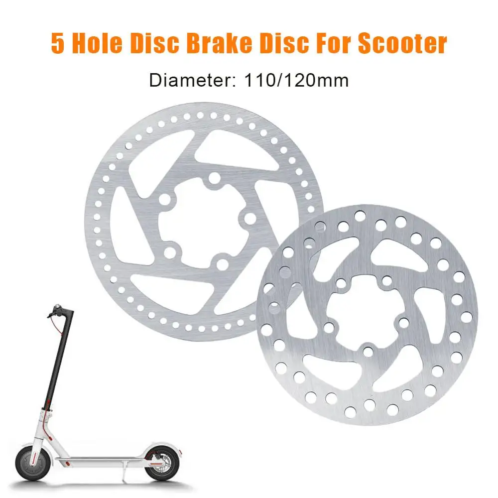 

Fit for Xiaomi Mijia Electric Scooter M365 With Hole From Disc Brake Disc 5 Holes 110mm 120mm Wheel Rear Disc Brake Disc 3P