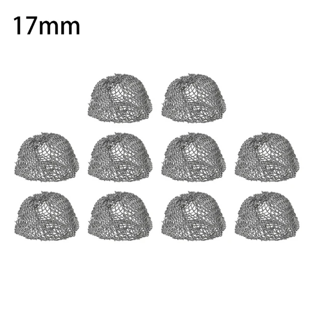 

10pcs/Lot Stainless Steel Combustion-Support Network Tobacco Fire Pipe Filters Metal Screen Special Clean Tool Smoking Accessory