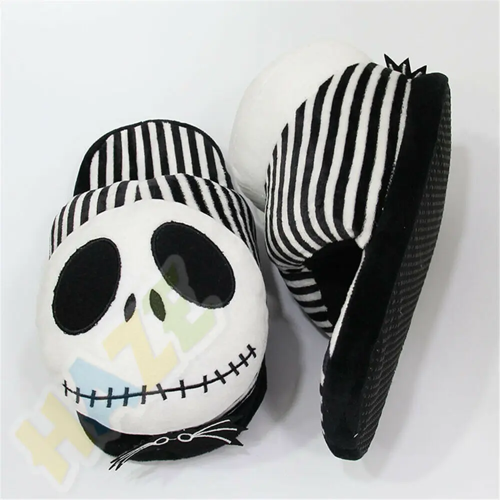 Кошмар перед Рождеством плюшевые тапочки Jack Skellington теплая домашняя