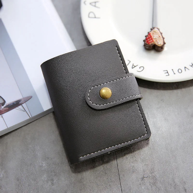 Женские кошельки Маленький модный брендовый кожаный кошелек женская сумка для