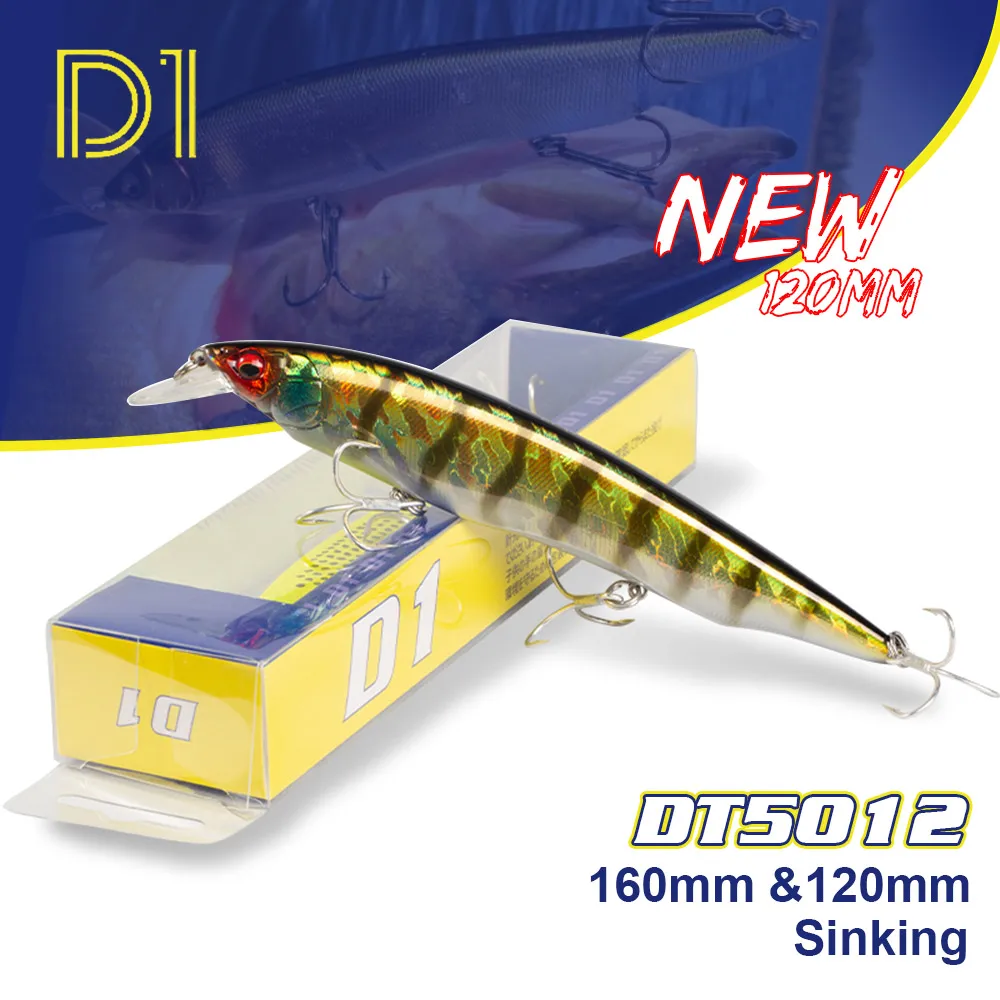 Рыболовная Снасть D1Fishing 2020 воблер вольфрамовые бусины 160 мм 120 тонущие рыболовные
