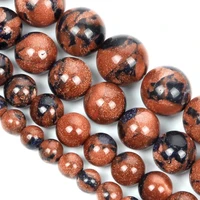 natural stone beads fashion mixed gold blue sand loose bead 46810mm for diy jewelry making bracelet gift