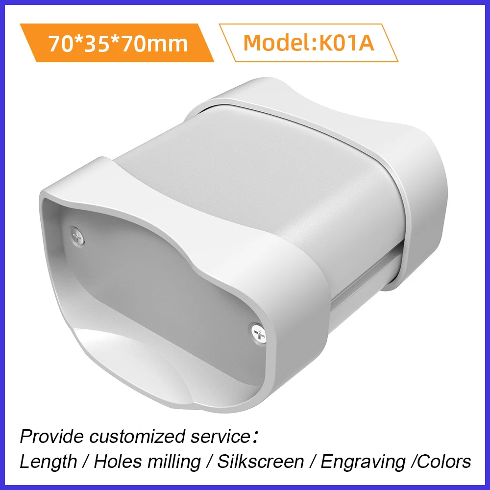 

Pcb Board Anti-Fall Enclosure Protective Palstic Cover Design Custom Universal Power Module Box K01A 70*35mm