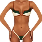 Бикини 2021 микро сексуальный бандажный Плавание костюм Для женщин пуш-ап Плавание одежда из двух частей комплект бикини купальник ванный комплект Плавание костюм женский