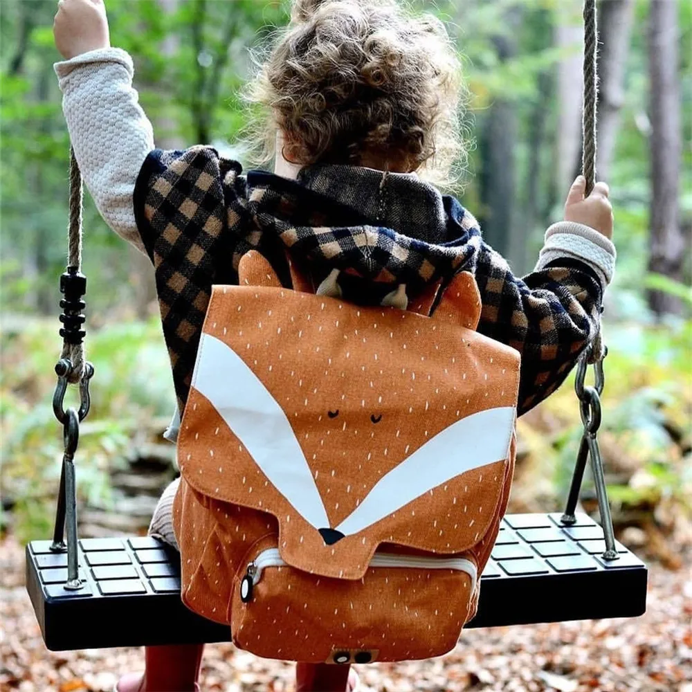 

Backpack Children 3D Animal Print Kids Bag Brand Designer Toddler Girl Boys Backpacks Canvas Kindergarten Cartoon School Bags