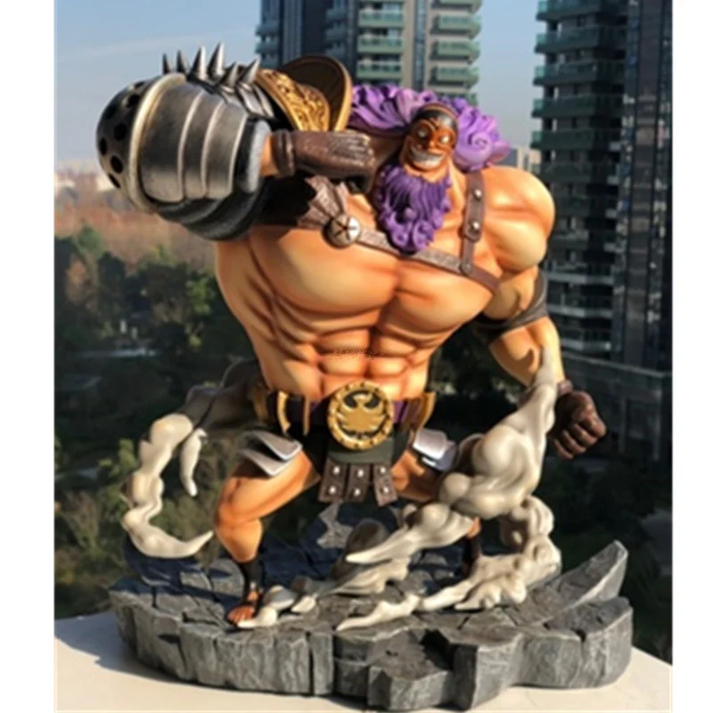 

ONE PIECE Statue Jesus Burgess Bust Fighting champion Blackbeard Pirates Full-Length Portrait GK Action Figure Toy BOX 31CM Q828