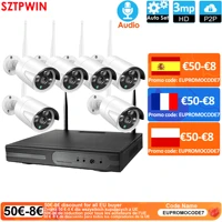 8ch 3 0mp hd audio wireless nvr kit p2p 1080p indoor outdoor ir night vision security 6ch 3mp network ip camera wifi cctv system