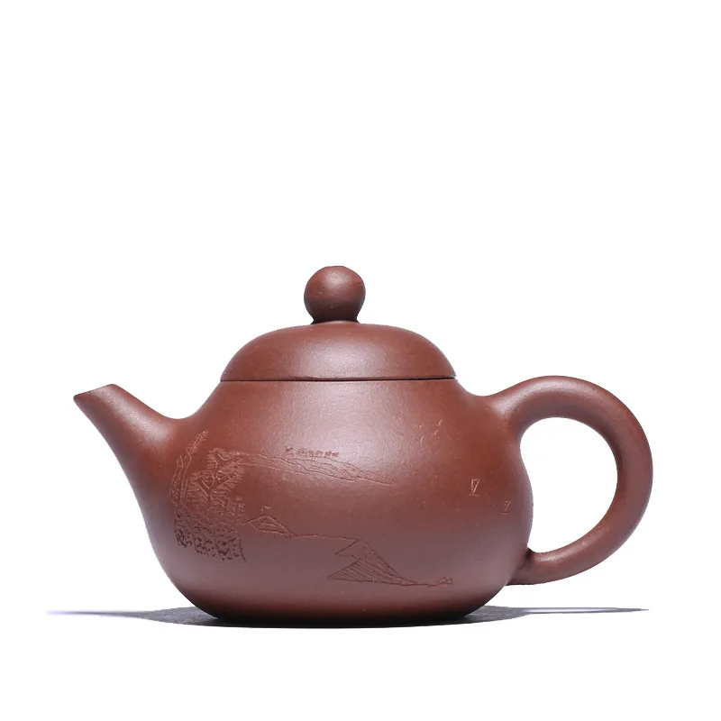 

Purple clay teapot small purple clay tea set original ore