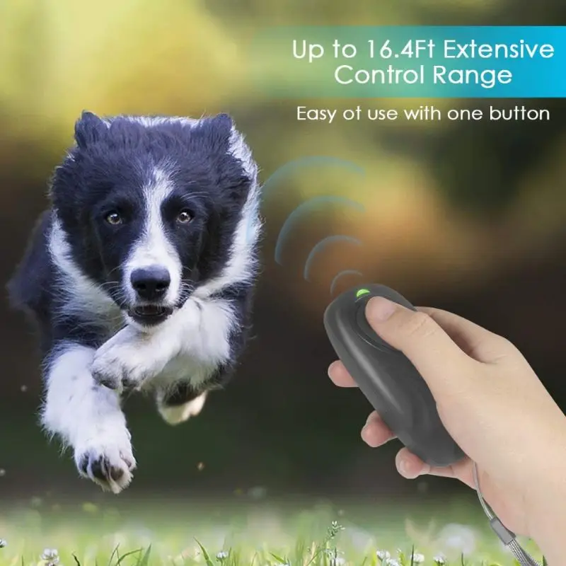 

Dog Anti-bark Device Ultrasonic Bark Deterrent Silencer Pet Mini Barking Stopper Training Aid Control Tools