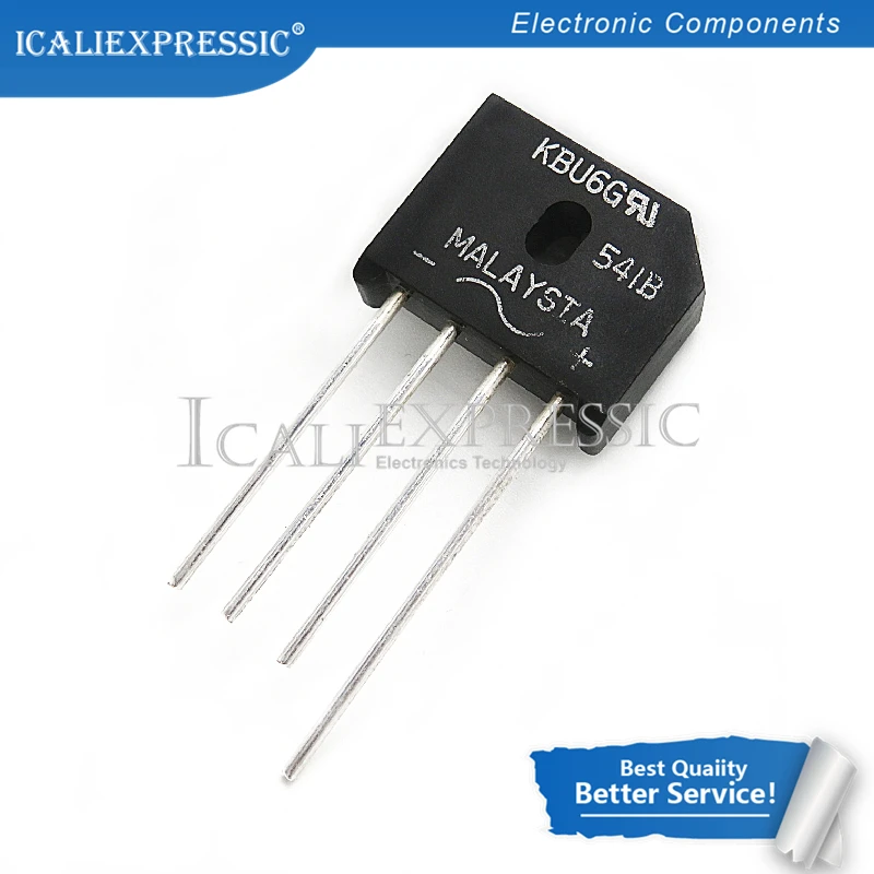 

1 шт KBU6G KBU6 DIP-4 в наличии