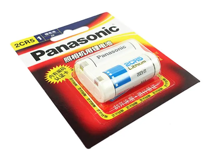 2 шт./лот новый оригинальный аккумулятор для Panasonic 2CR5 6В 1500 мАч камера