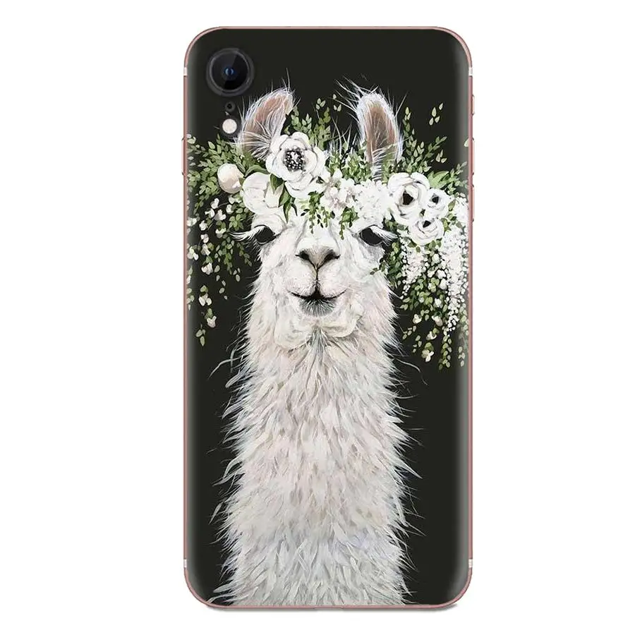 Для Samsung Galaxy Note 5 8 9 S3 S4 S5 S6 S7 S8 S9 S10 5G mini Edge Plus Lite TPU Call Box Lama Llama Alpacas on.