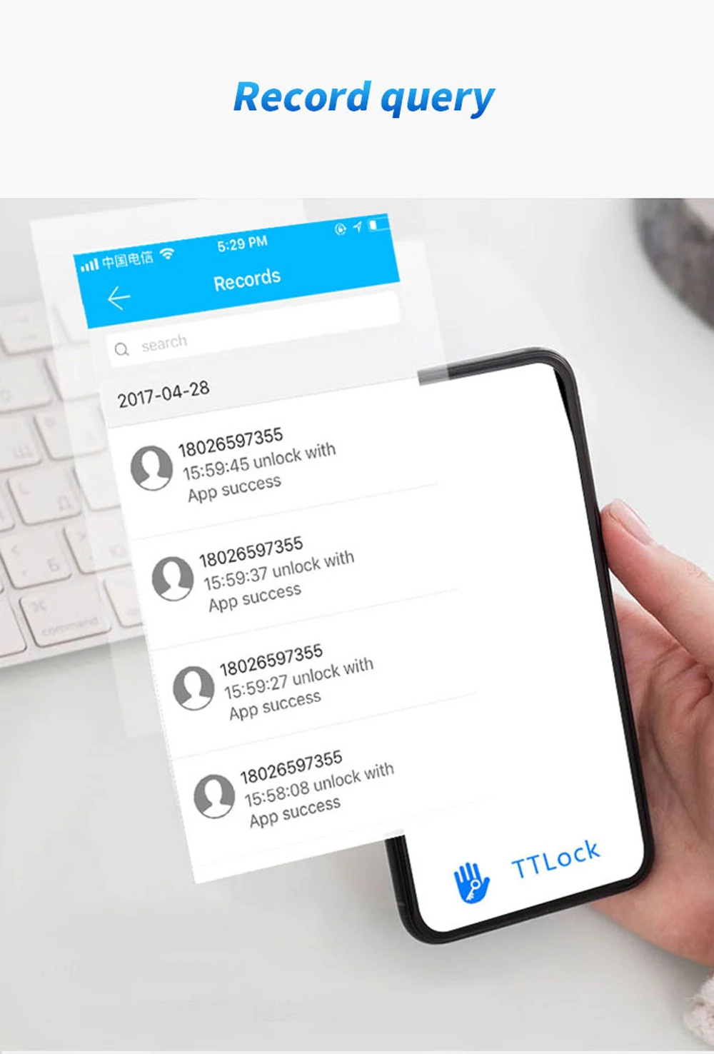 Bluetooth отпечаток пальца дверной замок Умный Замок Porta электронный БЕСКЛЮЧЕВОЙ