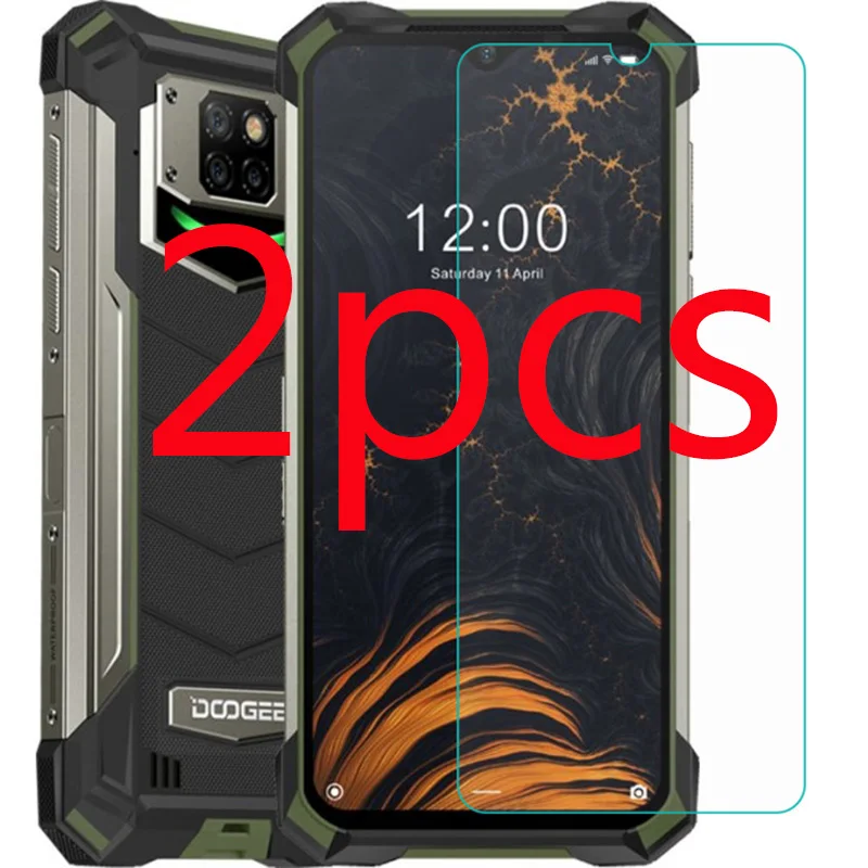

2pcs for doogee s88 pro tempered glass protective on s88pro 6.3" screen protector hd film cover guard