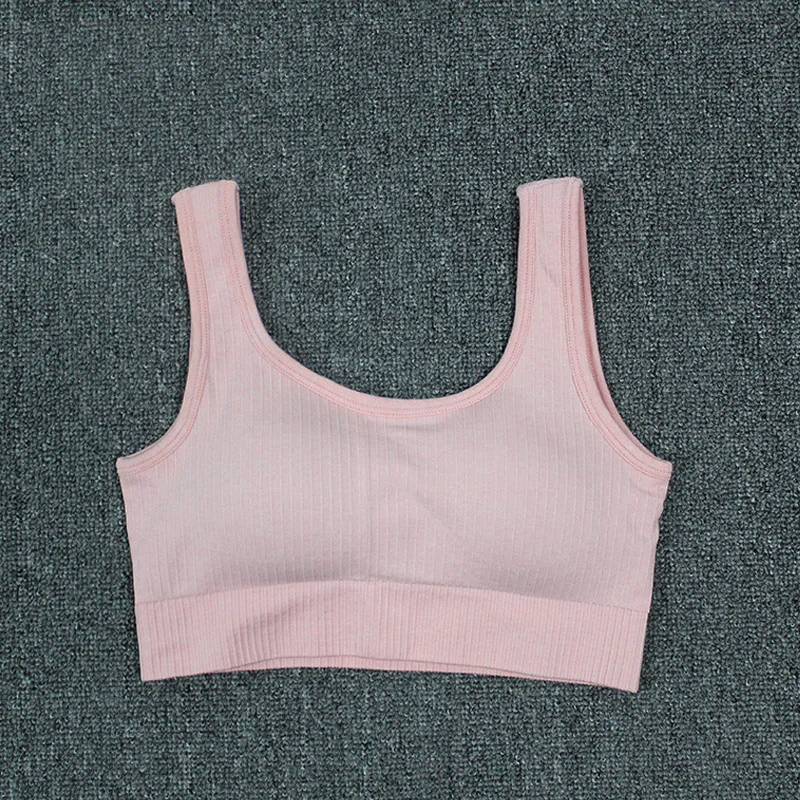 

Women Sportwear Slim Yoga Vest Shockproof Top Professional Sports Seamless Fitness Bra