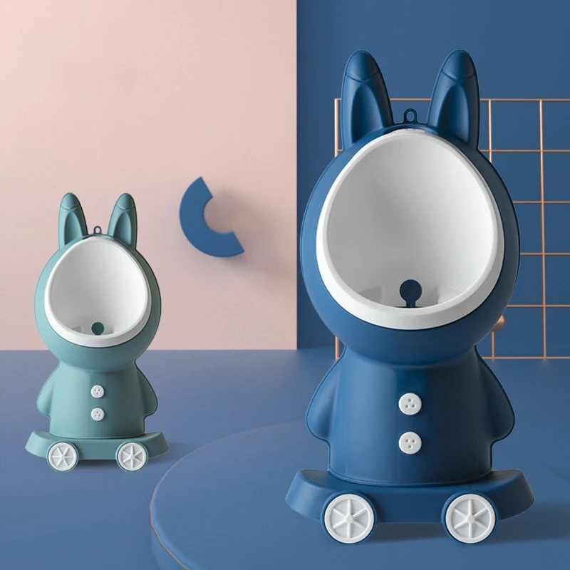 

Rabbit Baby Potty Toilet Toddler Stand Vertical Urinal Kid Training Pee Portable