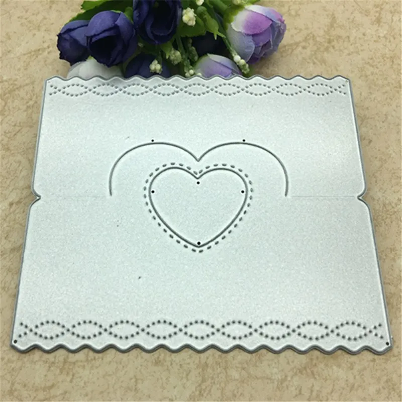 Коробка чемоданчик фигурки жениха и невесты frameMetal Трафаретный вырубной Штамп