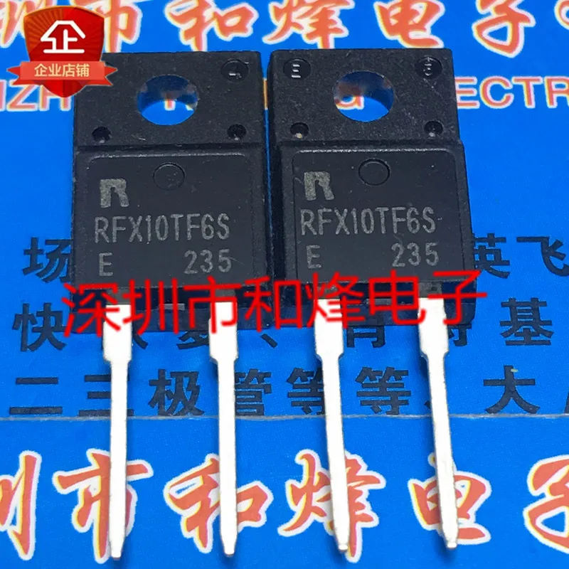 

Original 4PCS/ RFX10TF6S TO-220F 600V 10A