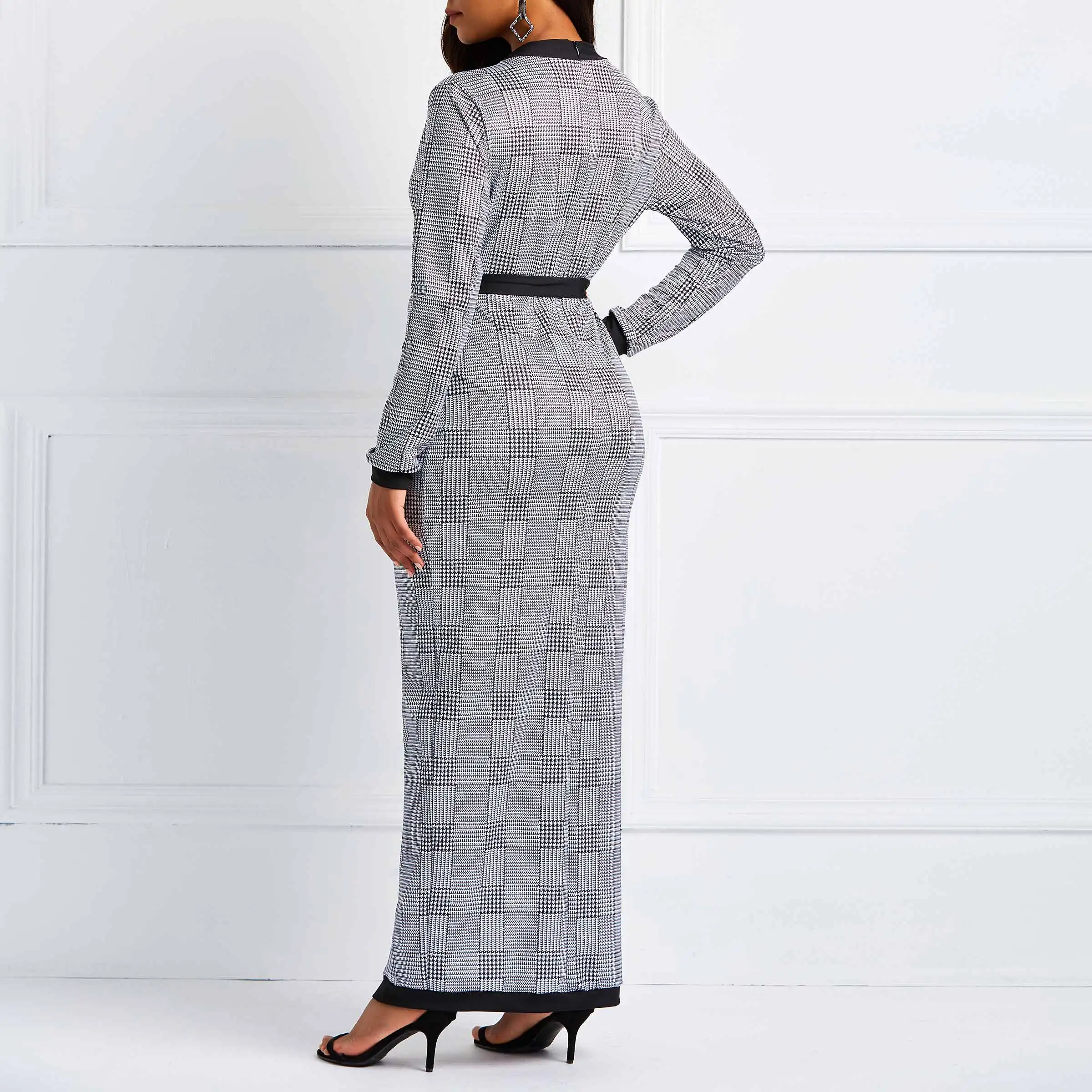 Элегантные вечерние офисные женские платья карандаш в стиле ретро повседневные