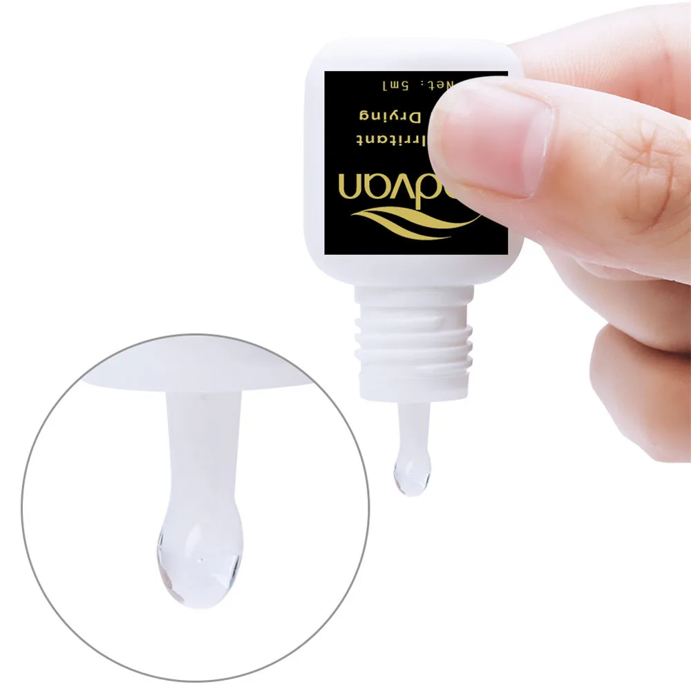New Eyelash Glue 5ml Lash Building Transparent Gel Strong Adhesive for Semi Permanent Fast Drying Powerful | Красота и здоровье