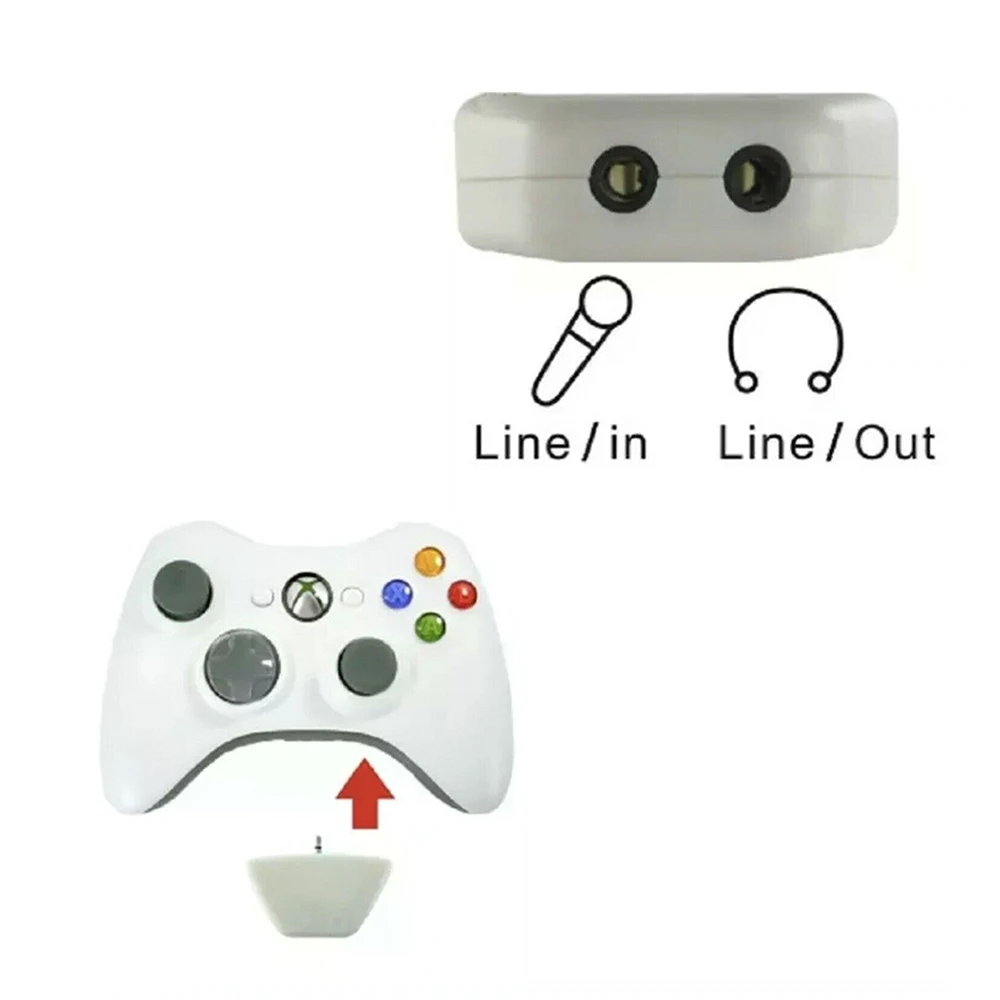 3 5 мм разъем микрофон гарнитура преобразователь для наушников адаптер живых Xbox 360