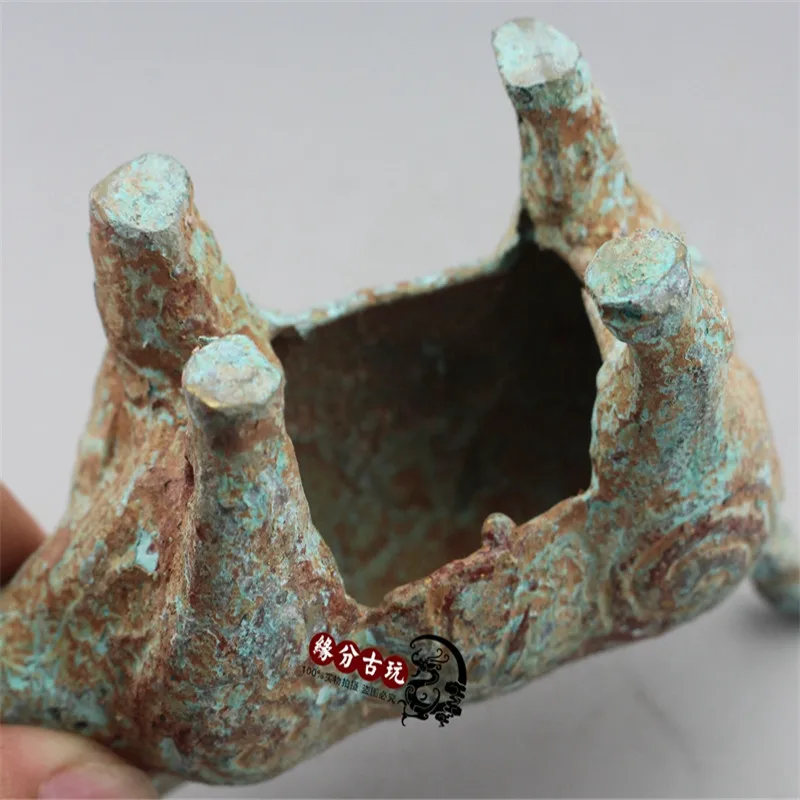 Китайская старинная Бронзовая статуя медная крупного рогатого скота|Статуи и