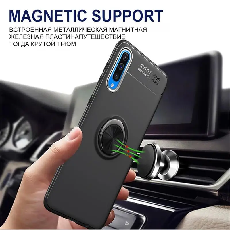 Phone Case For Samsung Note10 pro /Note10/Note 9/S10E/S9/ S 9 Plus / S8Plus Invisible Ring Stand Anti-Fingerprint Cover |