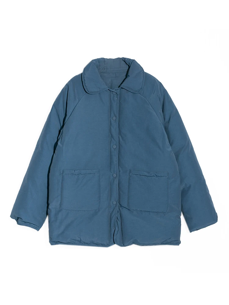 Женская зимняя верхняя одежда 2019 пальто корейская мода повседневные свободные