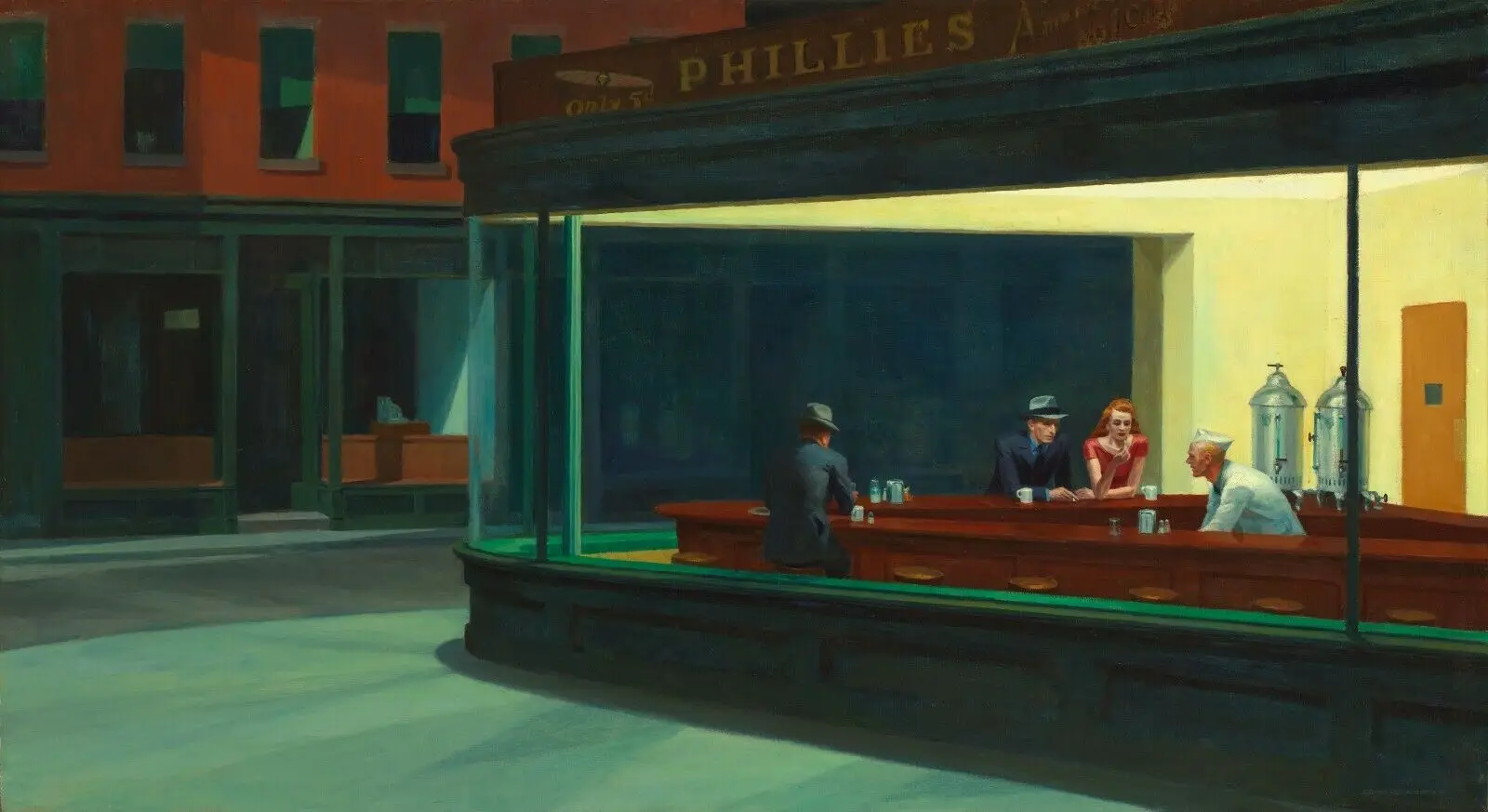 

Nighthawks Edward Hopper Art Silk Poster Print 24x36inch