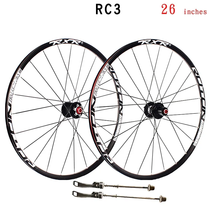 Preise Mountainbike Off Road MTB Carbon Fahrrad Laufradsatz 26 Zoll RC3 Disc Bremse 5 Lager 7-11speed Steckachse/QR Fahrrad Rad