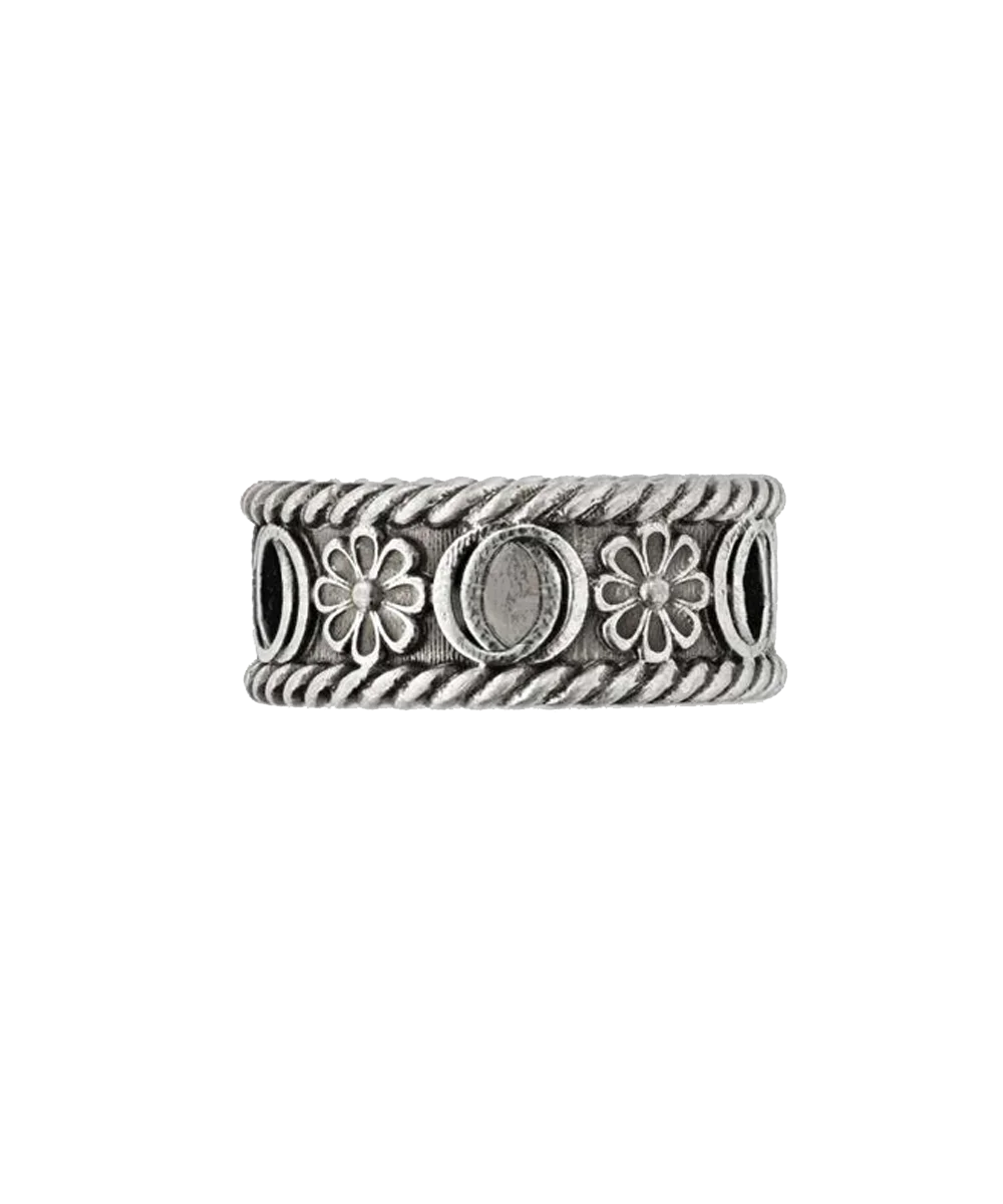 

S925 Sterling Silver 2021 trend luxury zhuo'er Buhua ring men and women