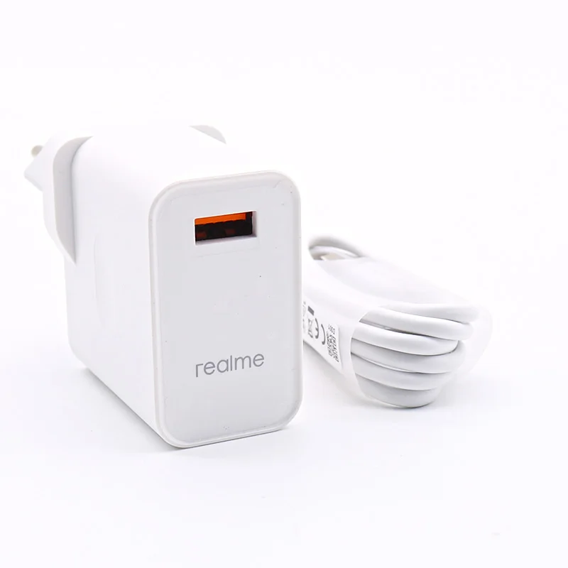 Зарядное устройство EU Realme для приборной панели 5 В/6 А быстрая зарядка 1 м USB Type C