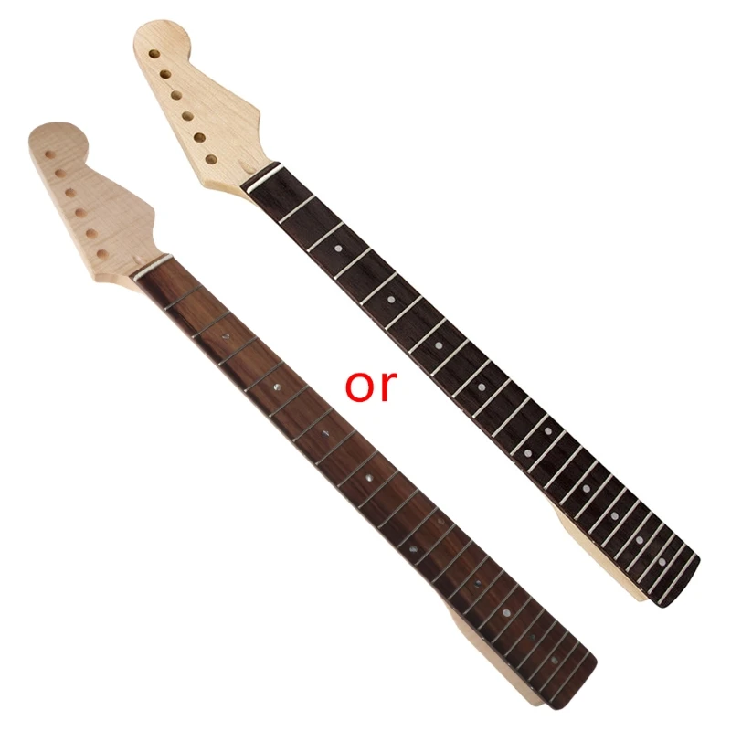 

22 Fret Guitar Neck Maple Wood Fingerboard Sector and Binding Inlay 53CD