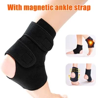 1 pair adjustable ankle brace guard spontaneous magnetic therapy self heating ankle support protector brace wrap health care
