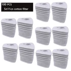 Пылезащитные фильтры 5N11 из хлопка с напылением, фильтры 100 для пылезащитных масок 3м 5016200, комплектующие для распыления, 205075026800 шт.