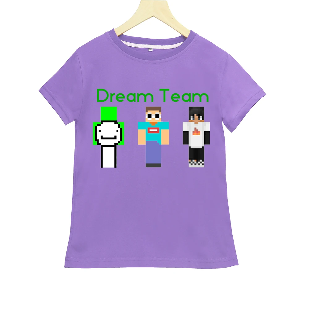 

Casual games and anime print short-sleeved T-shirts for boys and girls summer sports and leisure short-sleeved T-shirts