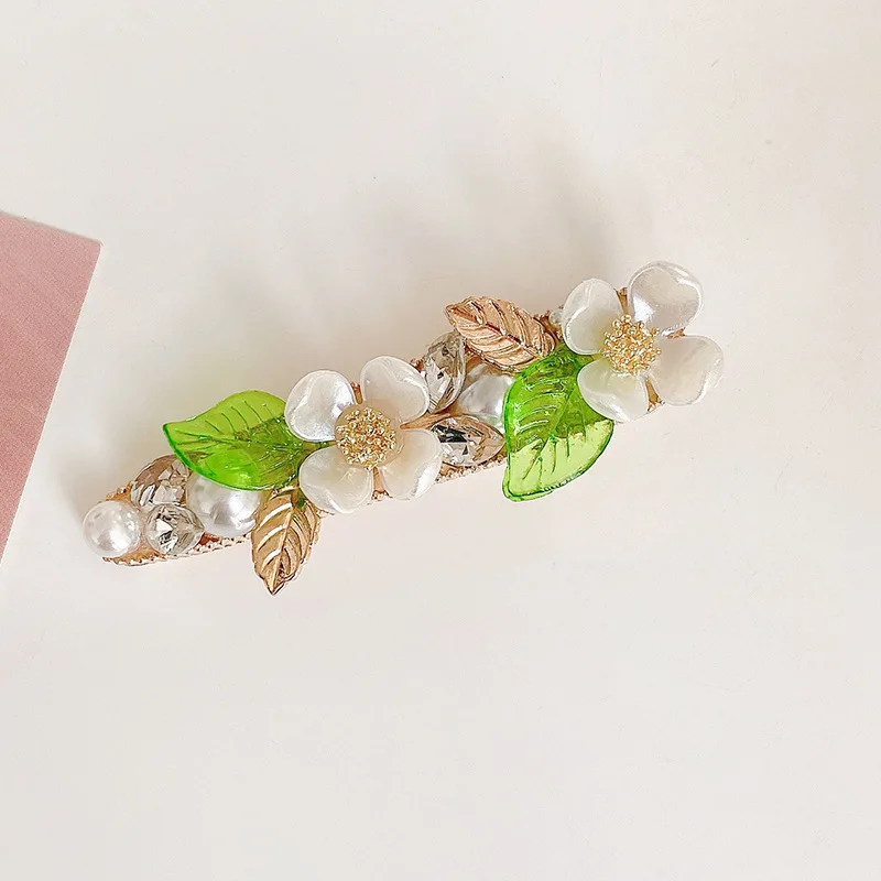 Заколка для волос в виде цветка заколка с боковым зажимом Carson темпераментные