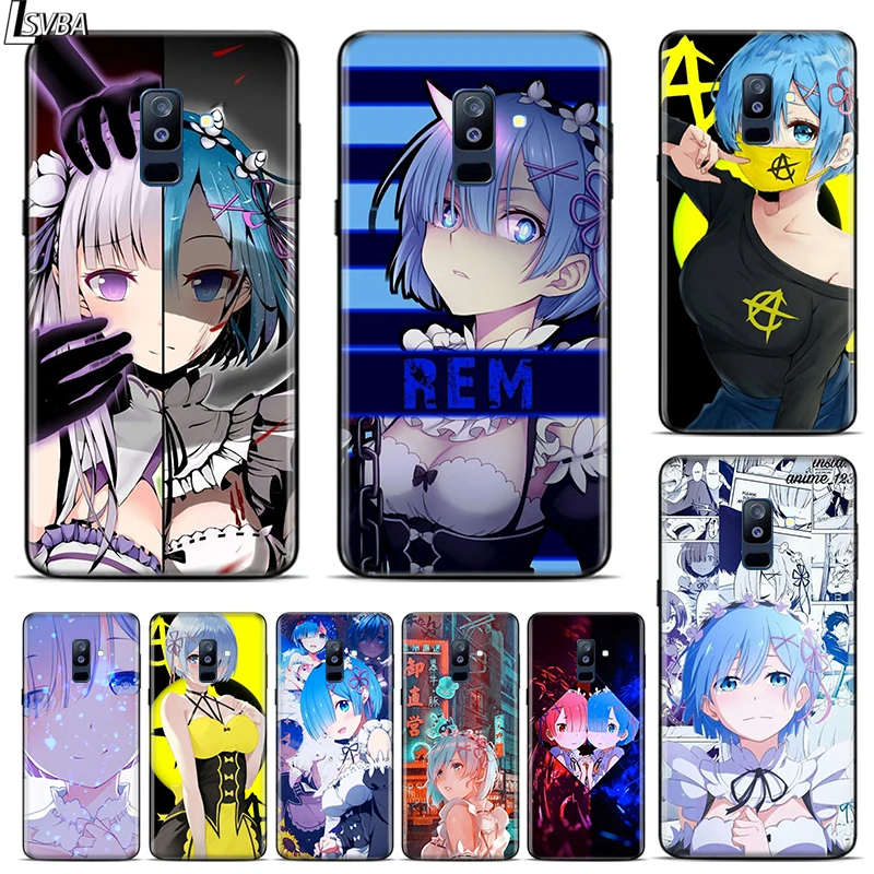 

Anime cute REM For Samsung Galaxy A9S A9 A8S A8 A7 A750 A6S A6 A5 A3 Star Plus 2016 2017 2018 Soft Phone Case